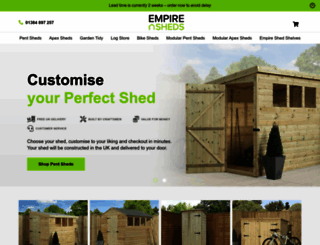 empiresheds.co.uk screenshot