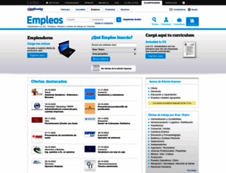 empleos.clasificadoslavoz.com.ar screenshot