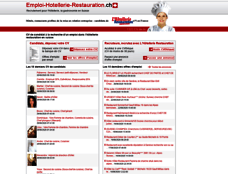 emploi-hotellerie-restauration.ch screenshot