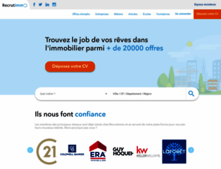 emploi-immo.fr screenshot