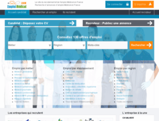 emploi-medical.com screenshot