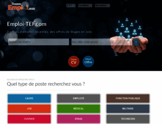 emploi-tef.com screenshot