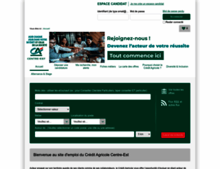 emploi.ca-centrest.fr screenshot