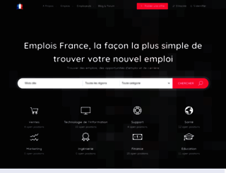 emplois-france.com screenshot