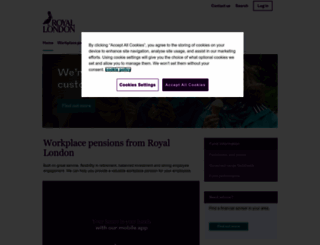 employer.royallondon.com screenshot