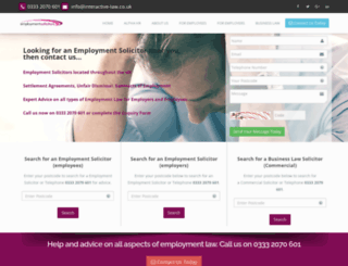 employment-solicitors.co.uk screenshot