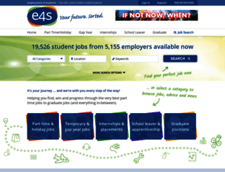 employment4students.co.uk screenshot
