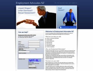 employmentadvocates.co.nz screenshot