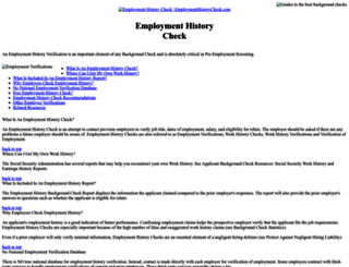 employmenthistorycheck.com screenshot