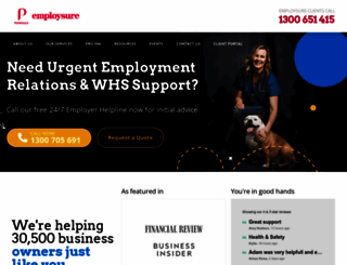 employsure.com.au screenshot