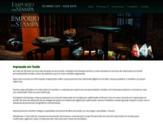emporiodastampa.com.br screenshot