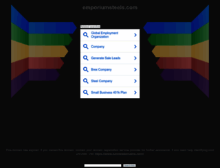 emporiumsteels.com screenshot