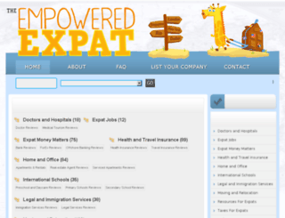 empoweredexpat.com screenshot