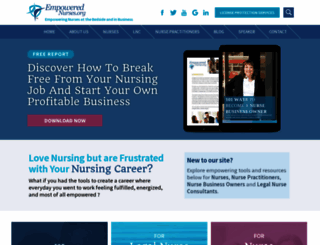 empowerednurses.org screenshot