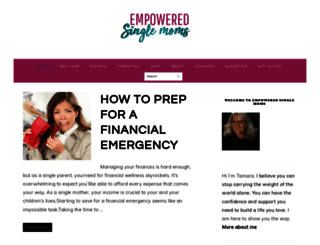 empoweredsinglemoms.com screenshot