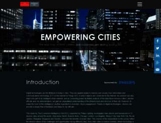 empoweringcities.eiu.com screenshot