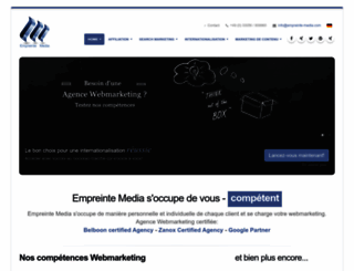 empreinte-media.com screenshot