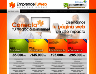 emprendetuweb.com.ar screenshot