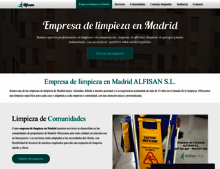 empresadelimpiezamadrid.com screenshot