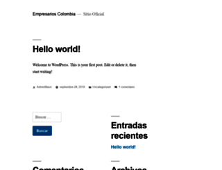 empresarioscolombia.com screenshot