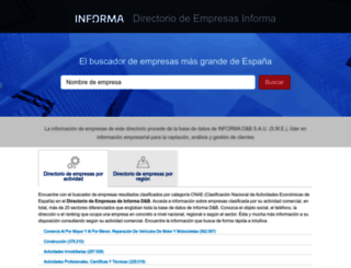 empresas.informa.es screenshot