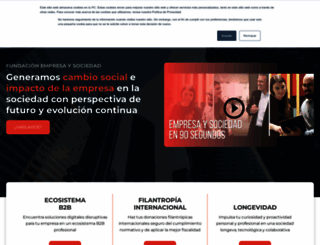 empresaysociedad.org screenshot