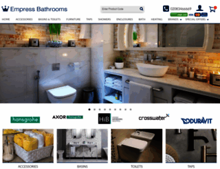 empressbathroomsdirect.co.uk screenshot