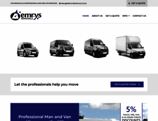 emrys-removals.co.uk screenshot