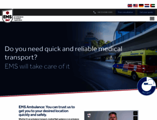 ems-ambulance.com screenshot