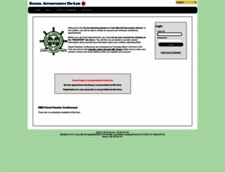 ems.schoolappointments.com screenshot
