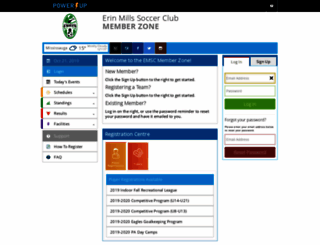 emsc.powerupsports.com screenshot