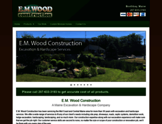 emwoodexcavation.com screenshot