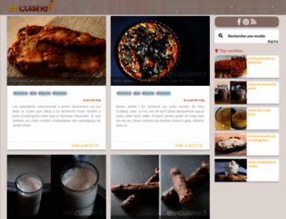 en-cuisine.fr screenshot
