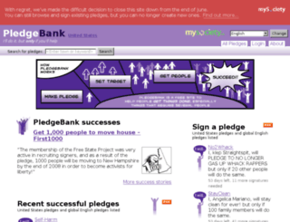 en-gb.pledgebank.com screenshot