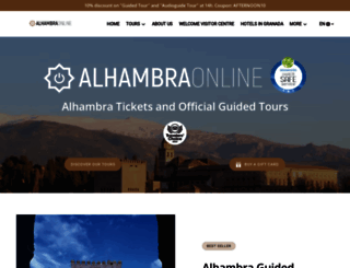 en.alhambraonline.com screenshot