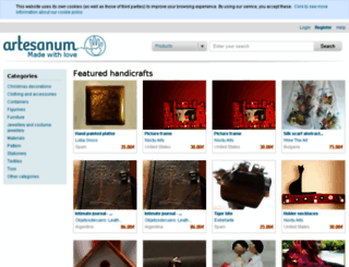 en.artesanum.com screenshot