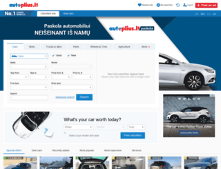 en.auto.plius.lt screenshot