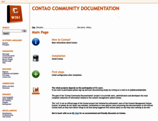 en.contaowiki.org screenshot