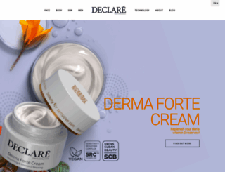 en.declare-beauty.com screenshot