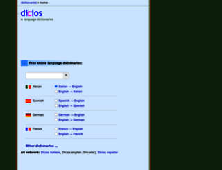 en.dicios.com screenshot