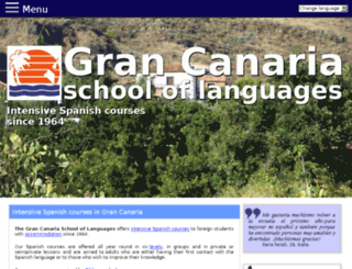 en.grancanariaschool.com screenshot