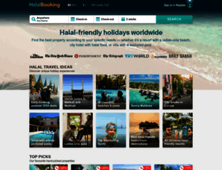 en.halalbooking.com screenshot