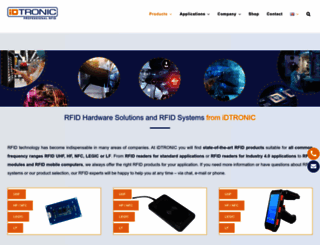 en.idtronic-rfid.com screenshot