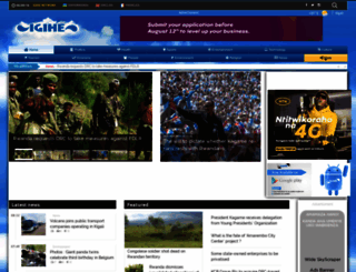 en.igihe.com screenshot