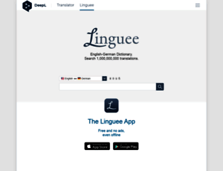 en.linguee.com screenshot