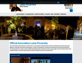 en.luisapiccarretaofficial.org screenshot