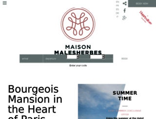 en.maison-malesherbes.com screenshot