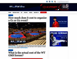 en.mastaekwondo.com screenshot