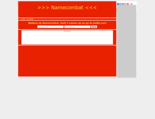 en.namecombat.com screenshot