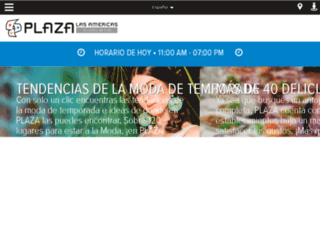en.plazalasamericas.com screenshot